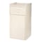 Alpine Industries White 40 Gallon Wood Receptacle Enclosure with Drop Hole and Tray Shelf ALP476-WHI - alternate 1